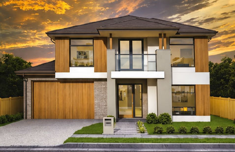 Contemporary home construction
