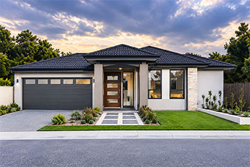 Contemporary home construction